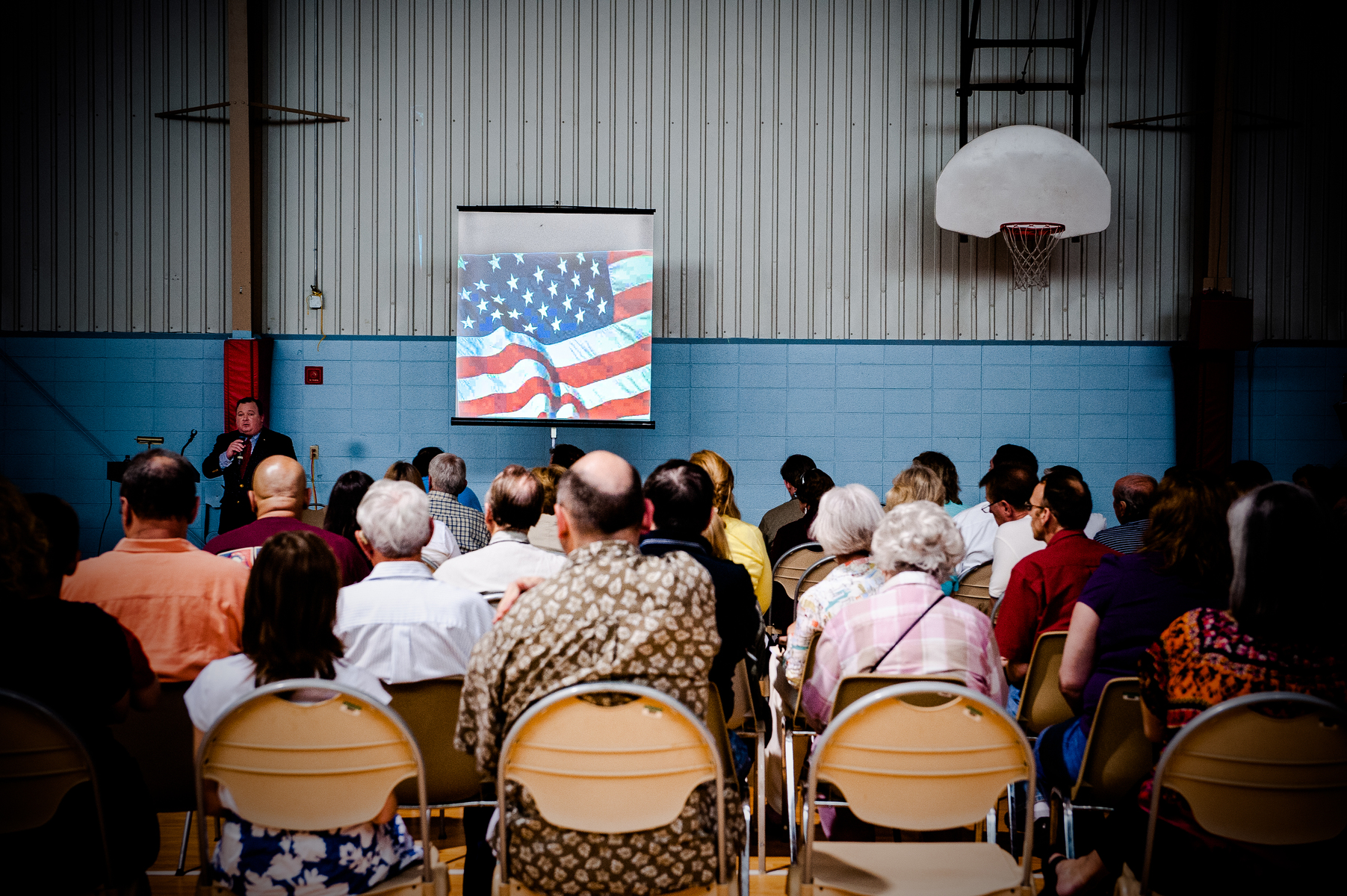 April 10, 2010.  Cobb County, GA. Attendees at a Cobb County Republican Party event.