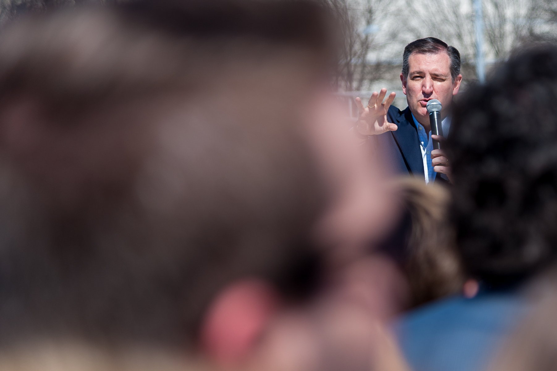 February 27, 2016. Atlanta, GA. Presidential hopeful Senator Ted Cruz (R-TX) speaks to supporters at an Atlanta rally.